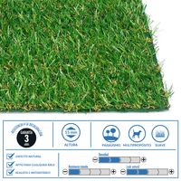 Pasto Sintético 15 mm 1x4 m