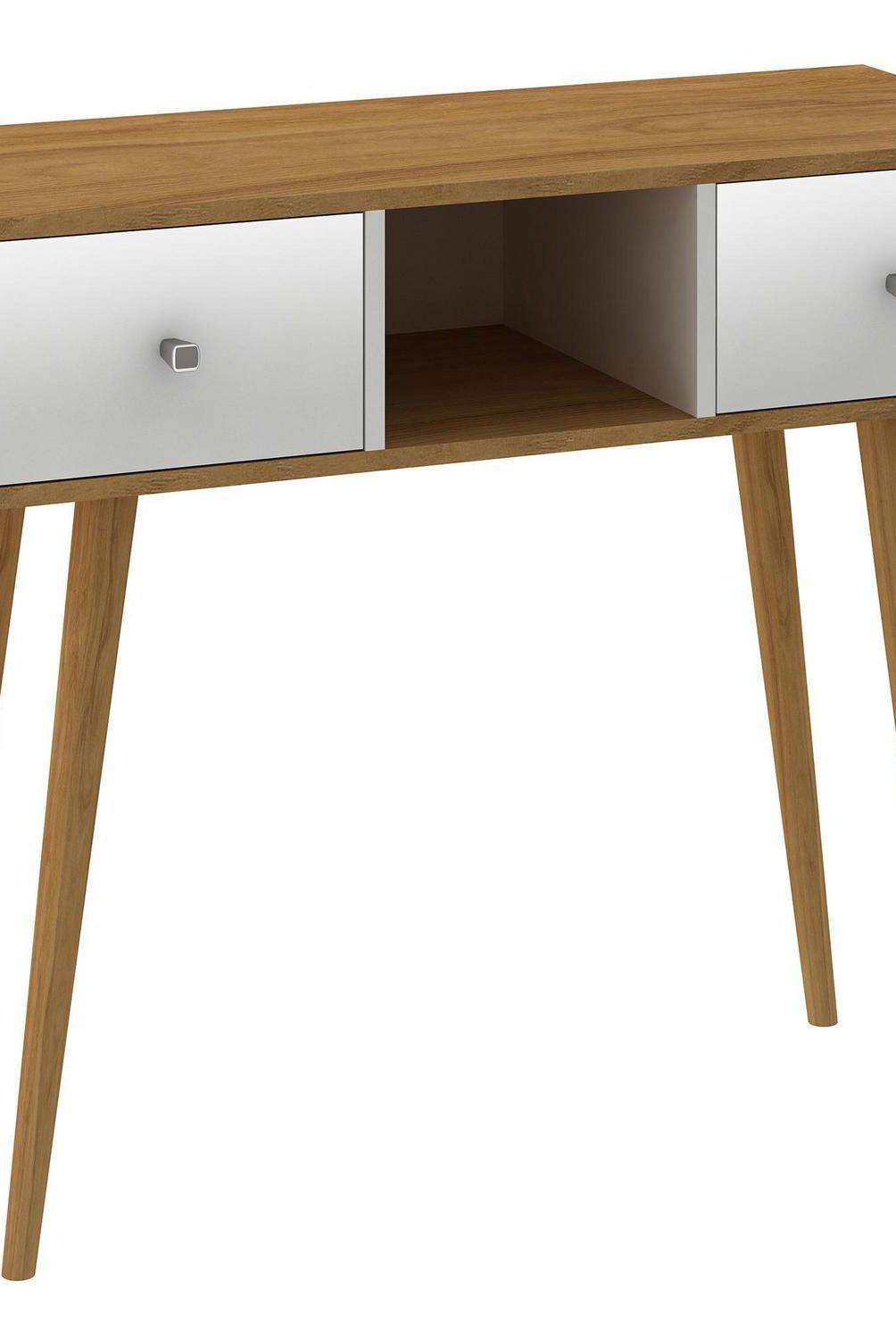 MOBILFRANK - Arrimo retro 90x77x36 cm blanco-café
