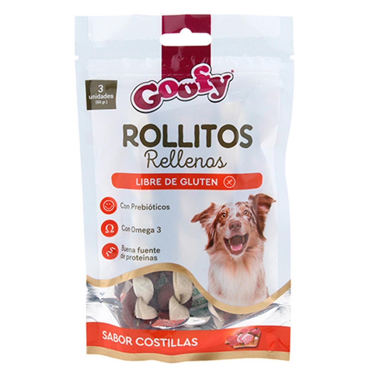 ANASAC - Snack para Perros Rollito Relleno Traper 60 gramos