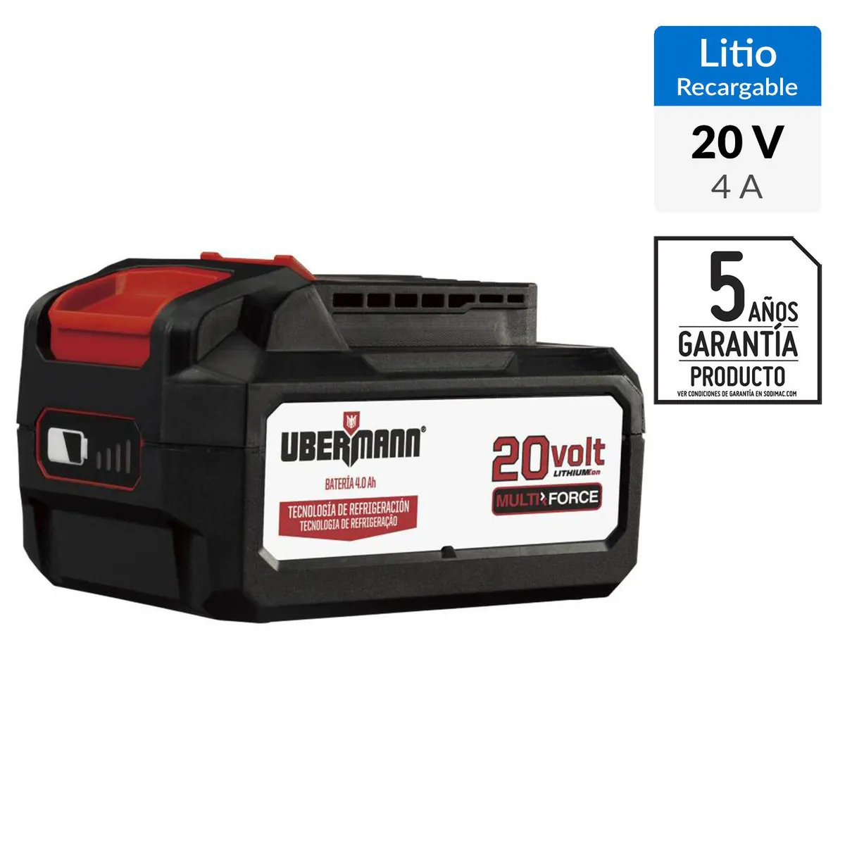 UBERMANN - Batería 4AH 20V - Generación Brushless