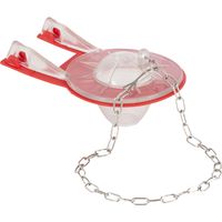 Flapper Repuesto Válvula De Descarga Con Cadena Metálica