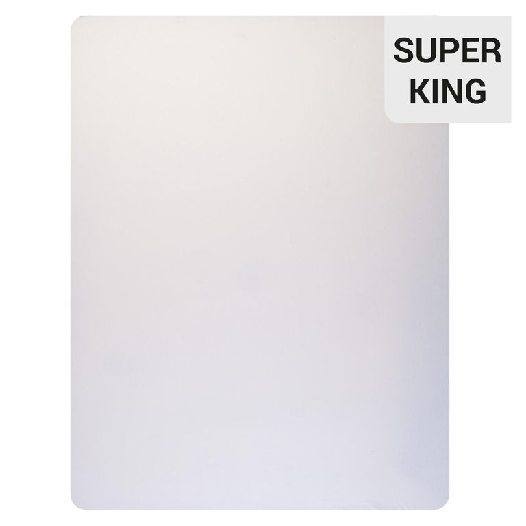 Sábana Inferior Super king 300 Hilos Blanco
