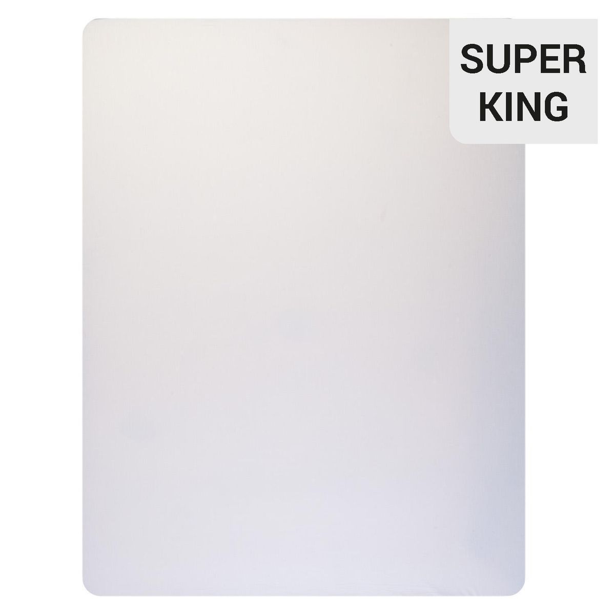 ROYAL SUPREME - Sábana Inferior Super king 300 Hilos Blanco