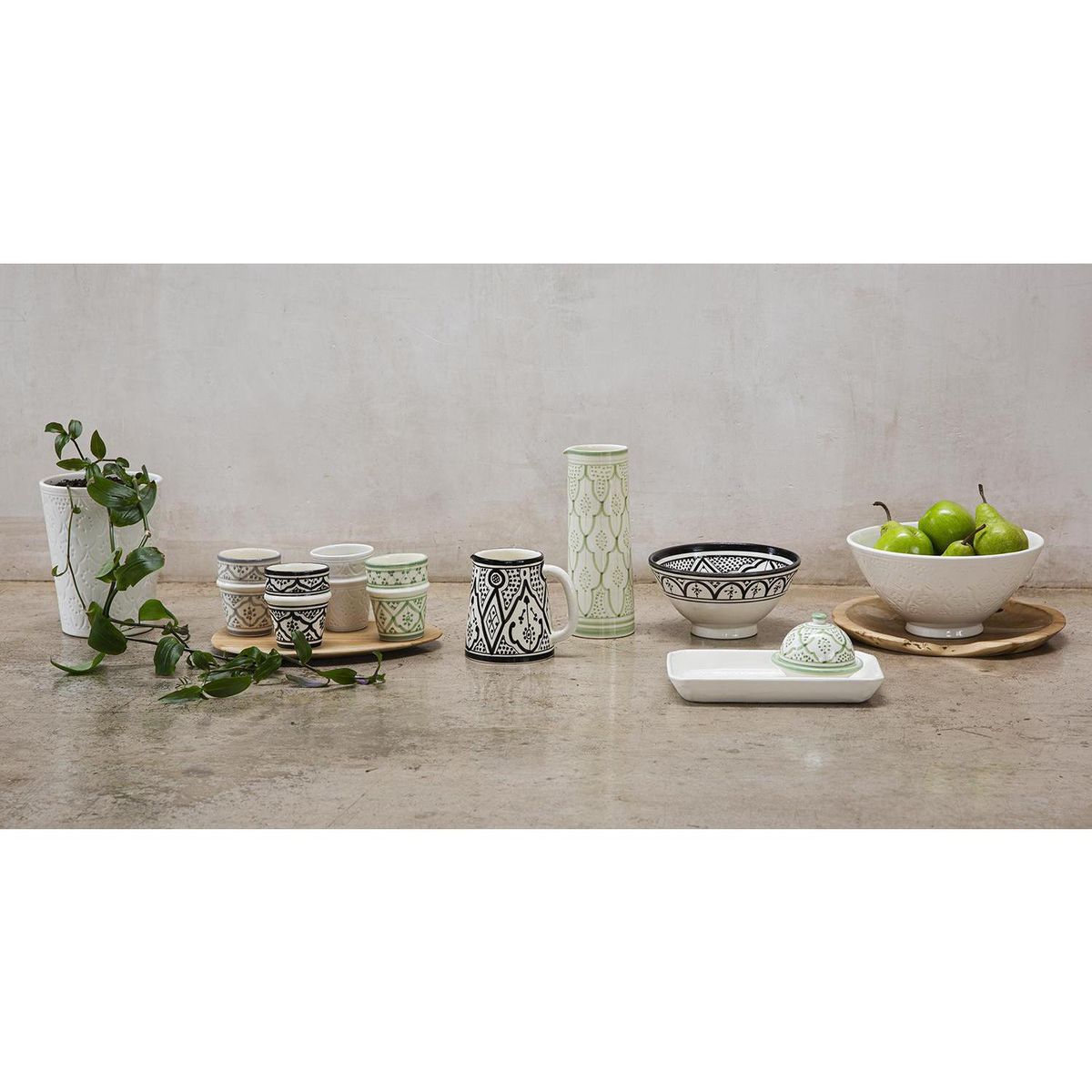 KELIM CASA GITANA - Jarro cerámica 700 ml negro