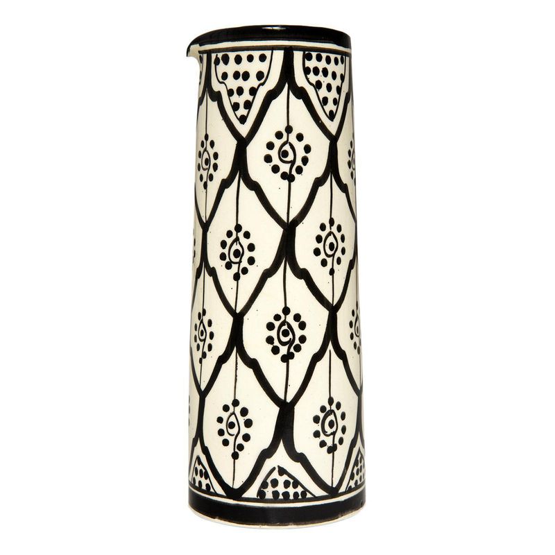 KELIM CASA GITANA - Jarro largo cerámica 900 ml negro