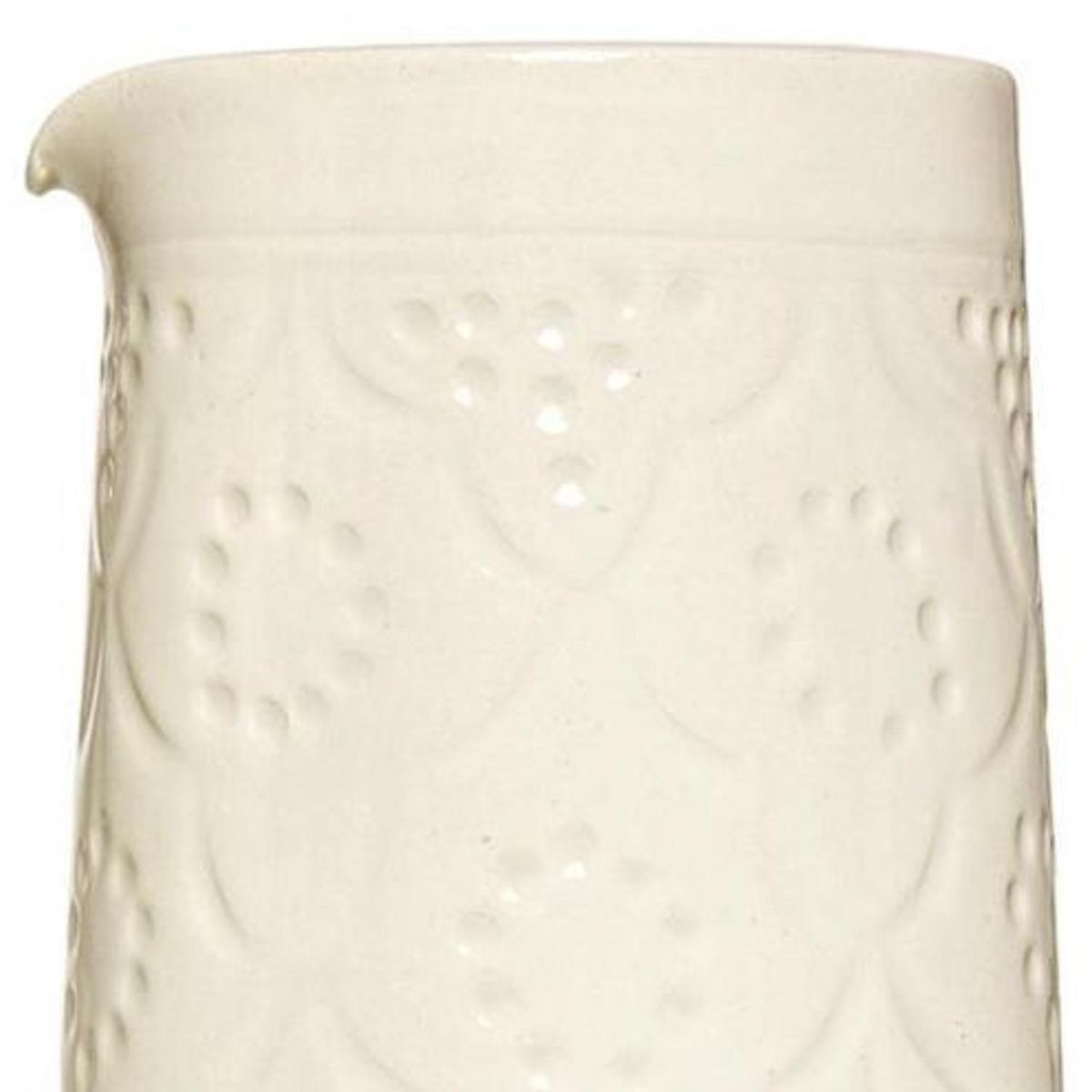 KELIM CASA GITANA - Jarro largo cerámica 900 ml blanco