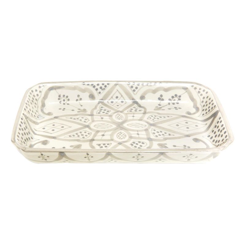KELIM CASA GITANA - Bandeja cocktail 25x15x3 cm gris