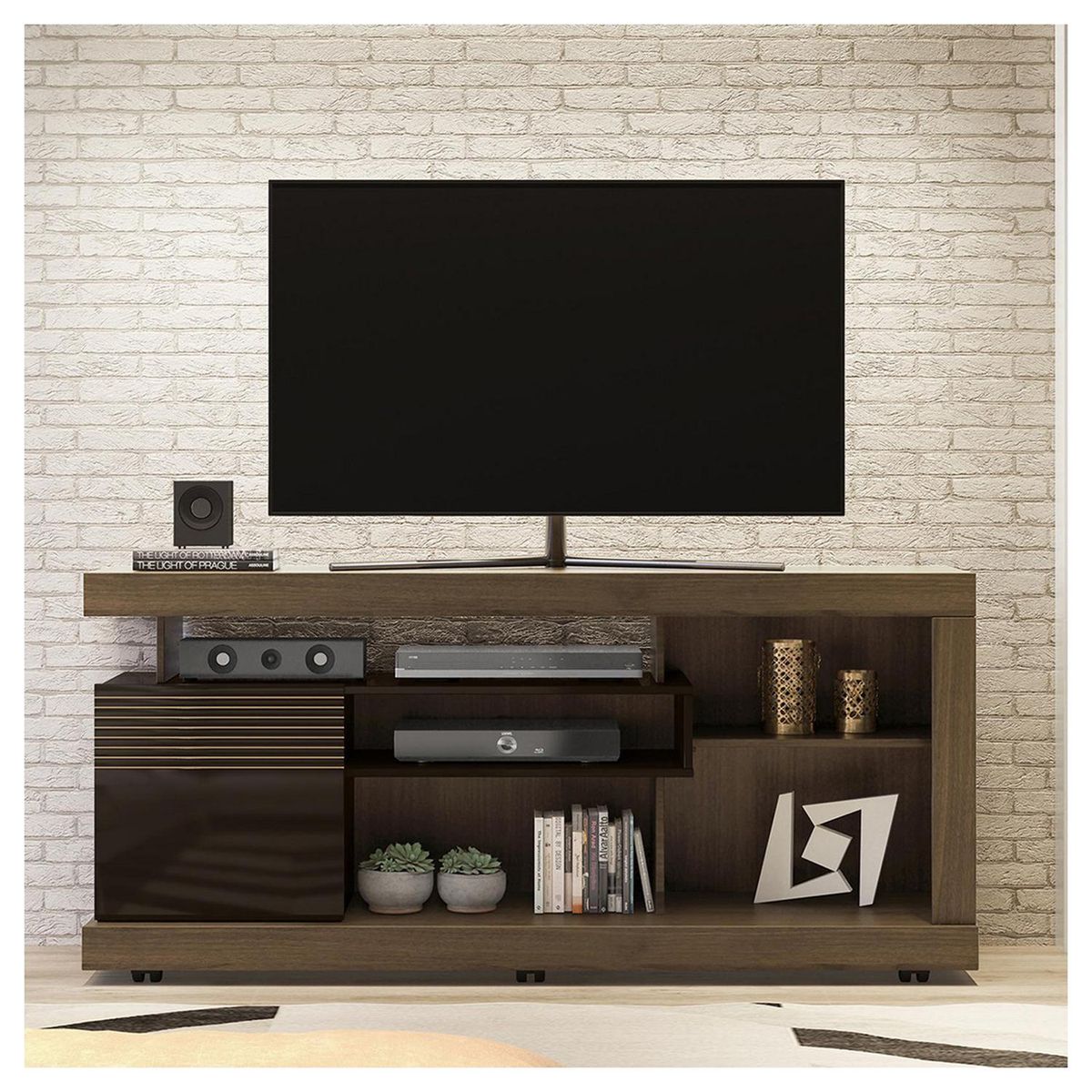 VEKKAHOME - Rack alessandria 65"