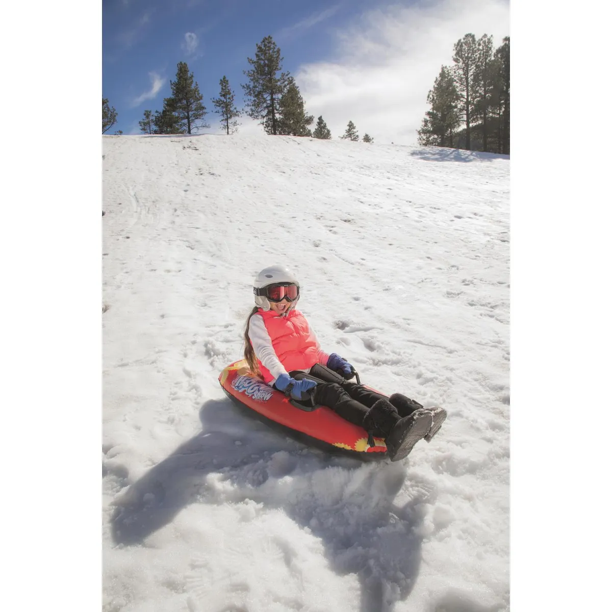 Trineo Nieve Inflable 48x25x107 cm Rojo, marca BESTWAY - Foto 2