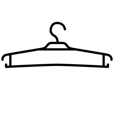 Imagen 2 del producto Set 6 colgadores de plástico reciclado