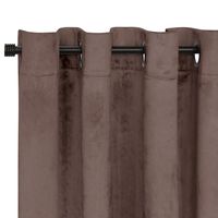 Set Cortinas Velvet Tela 140x220 cm Café