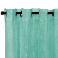 Set Cortinas Lino Tela 140x220 cm Verde