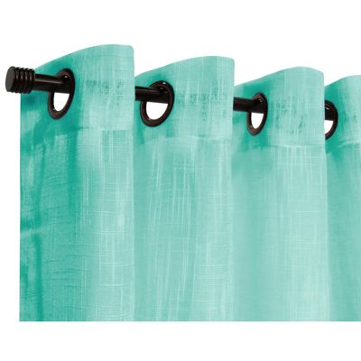 Imagen 2 del producto Set Cortinas Lino Tela 140x220 cm Verde