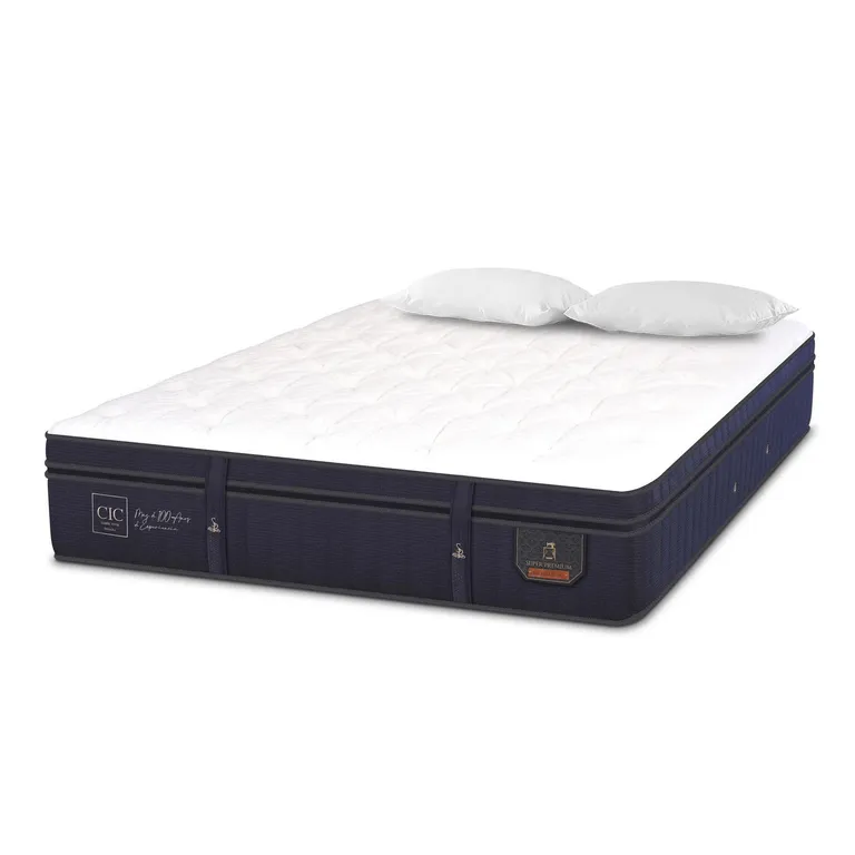 CIC Colchón super premium king + 2 almohadas