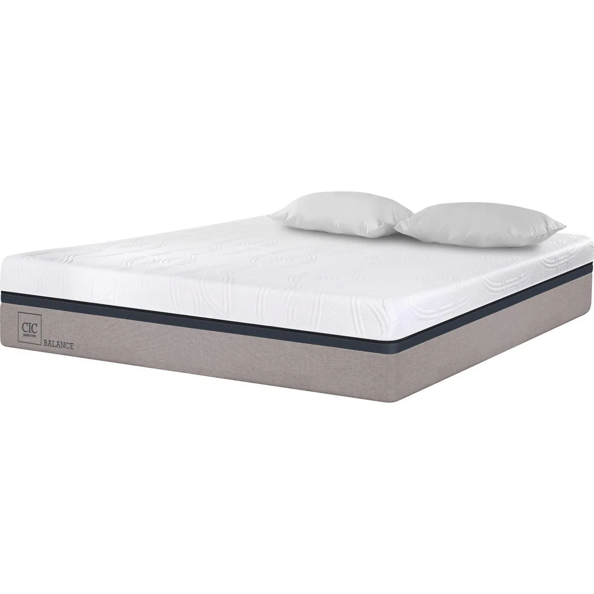 CIC - Colchón balance king + 2 almohadas