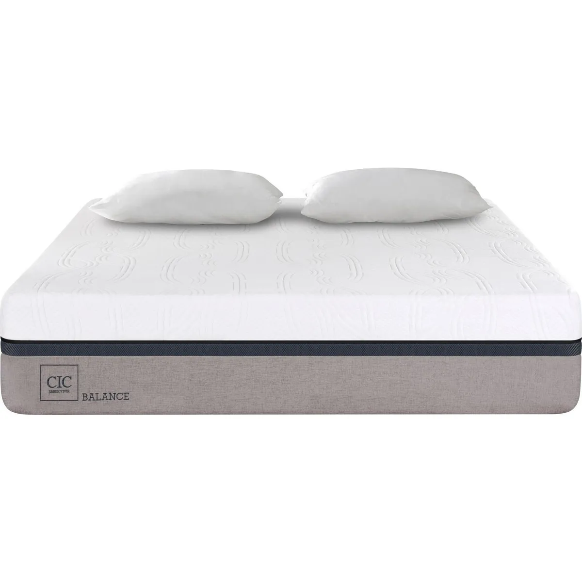 CIC - Colchón balance king + 2 almohadas