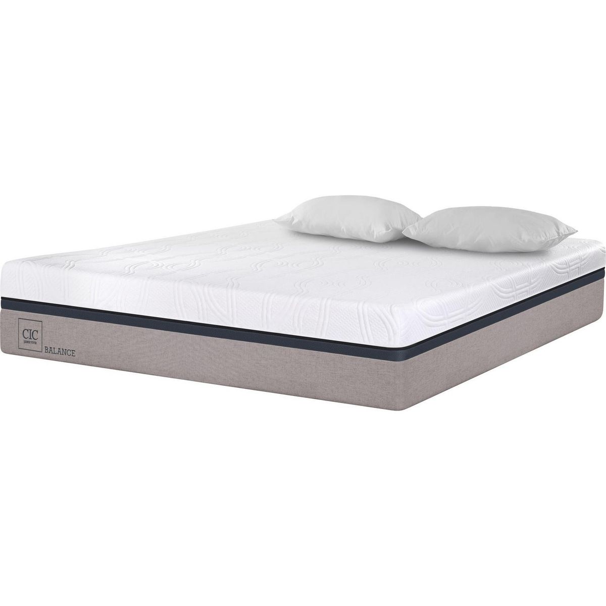 CIC - Colchón balance 2 plazas + 2 almohadas