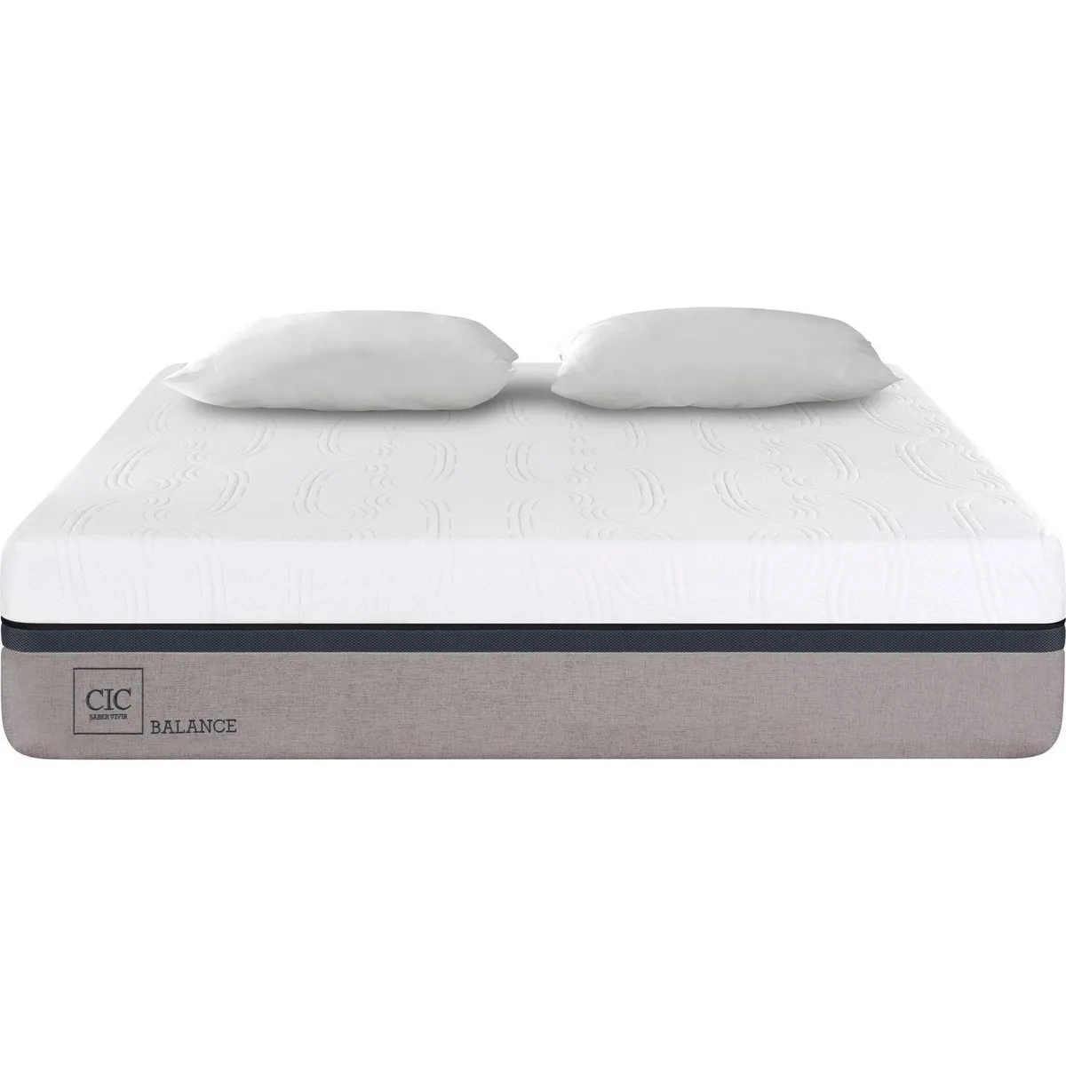 CIC - Colchón balance 2 plazas + 2 almohadas