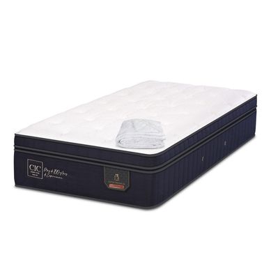 Colchn super premium 1 plaza + cubrecolchn