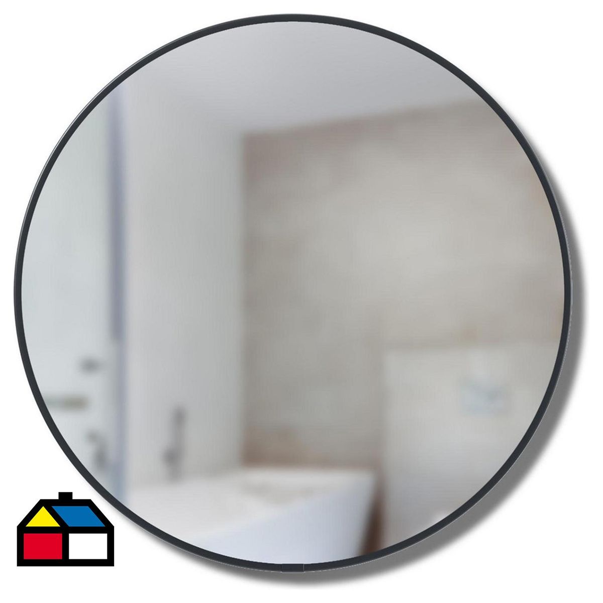 UMBRA - Espejo cirko 51 cm negro