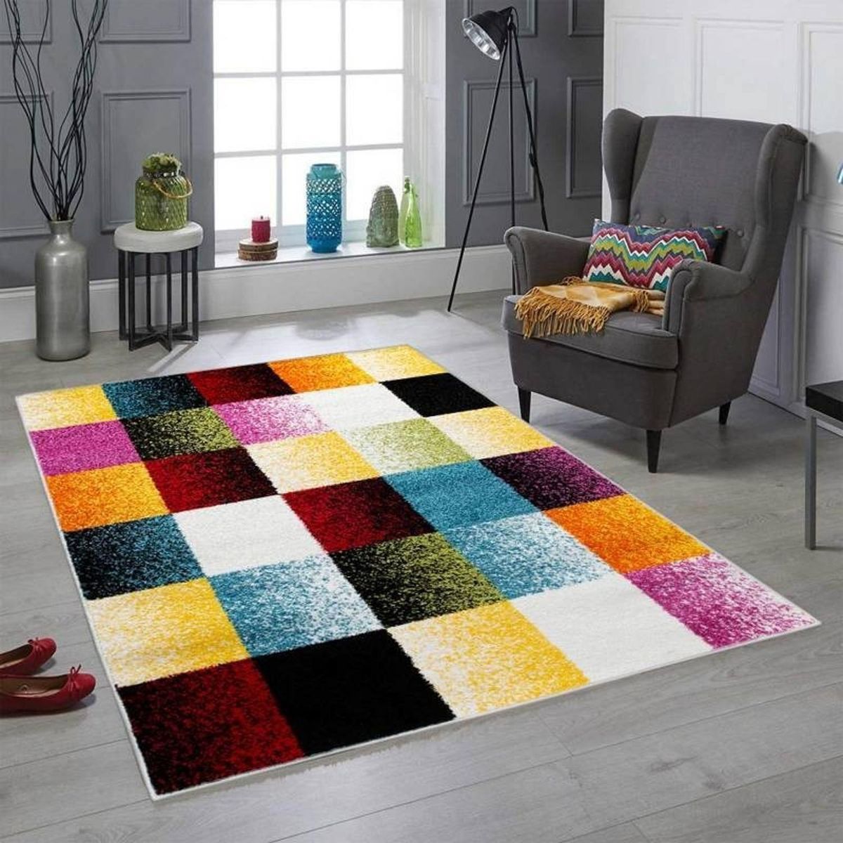 IDETEX - Alfombra Avatar 150x200 cm Polipropileno Multicolor