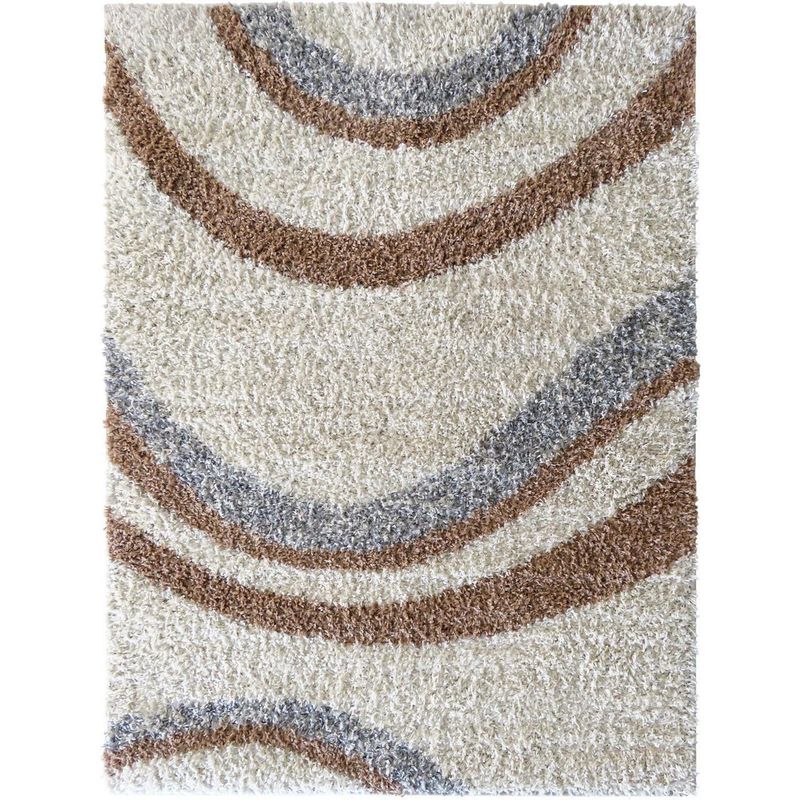 IDETEX - Alfombra Shaggy 150x200 cm Café