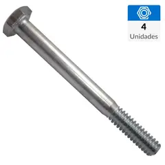FIXSER - Perno Hexagonal G2 1/4X3 ZBR 4 unidades