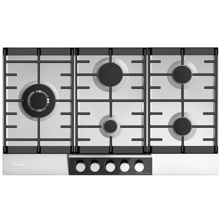 URSUS TROTTER Encimera Gas Licuado 5 Platos Gris Avantgarde GLS-90T GL