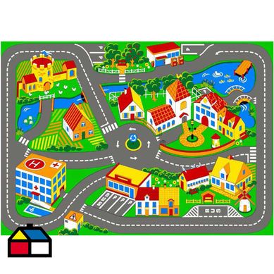 Alfombra quiet town 95x133 cm multicolor