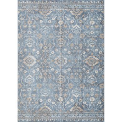 Alfombra Vintage 195x285 cm Azul