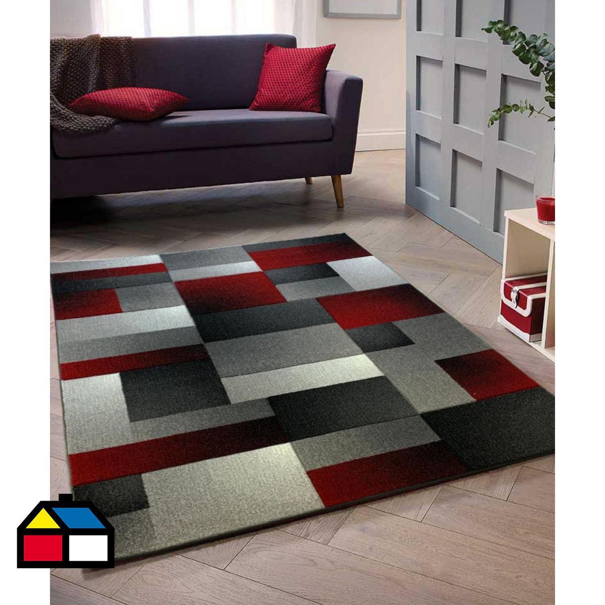 IDETEX - Alfombra Carved 150x200 cm Polipropileno Gris