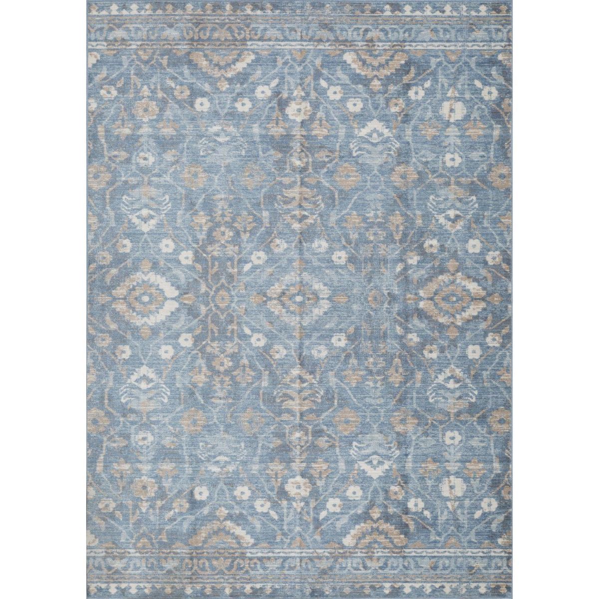 IDETEX - Alfombra Vintage 140x200 cm Polipropileno Azul