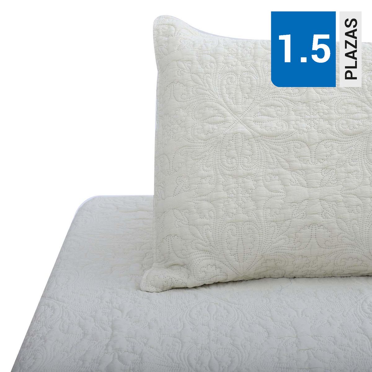 DIB - Cubrecama Quilt Floral Hebra