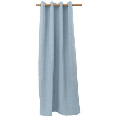 Cortina blackout 135x230 cm linen look azul