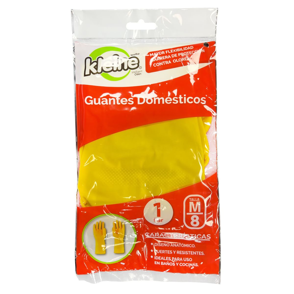 KLEINE WOLKE - Guante Doméstico Kleine Wolke Talla M Amarillo