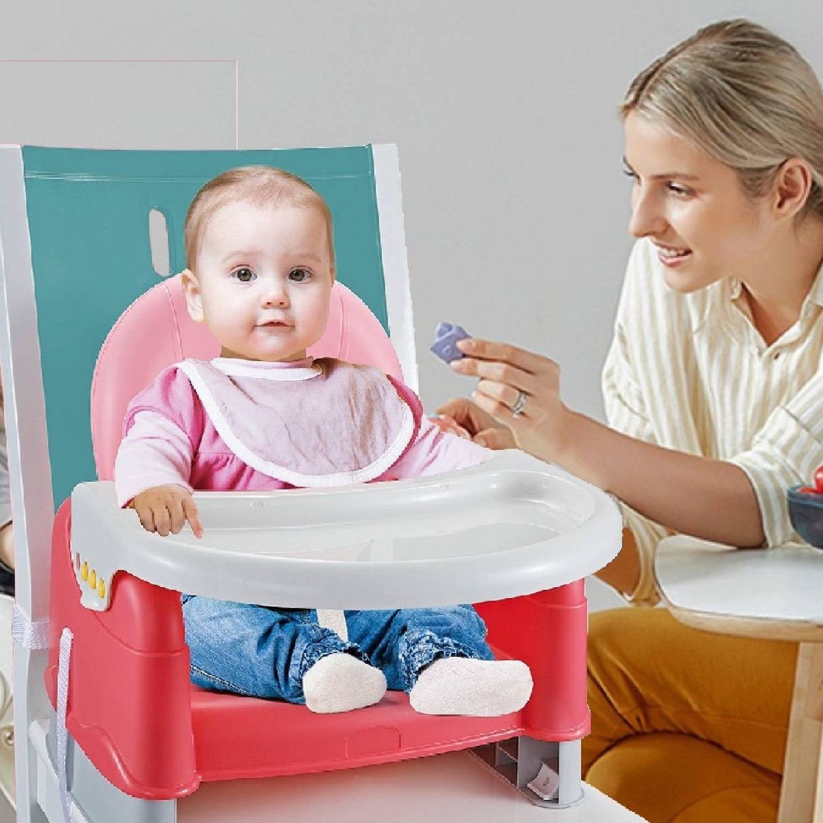 KIDSCOOL - Silla elevador Easy and Go Rosada