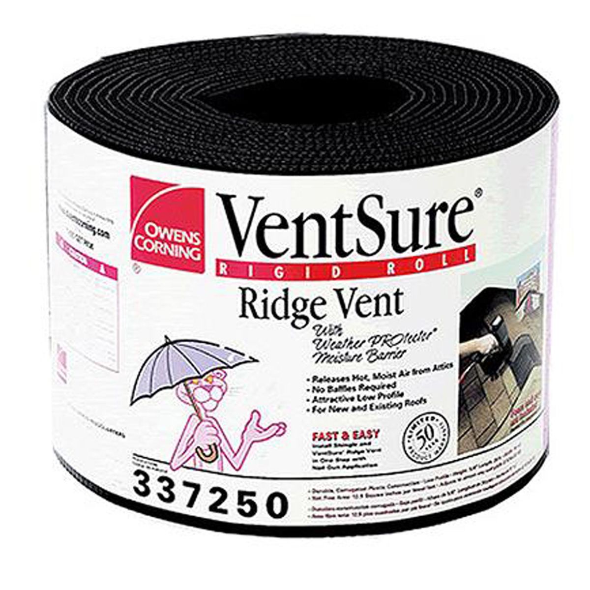 OWENS CORNING - Teja Polipropileno de Alta Densidad 0.286x6.1 m 5 mm Negro