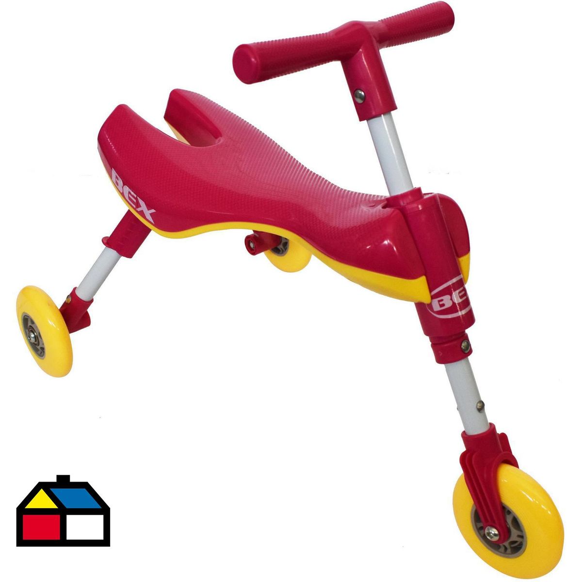 BEX - Rodado Infantil Rosado/Amarillo Desde 1 año