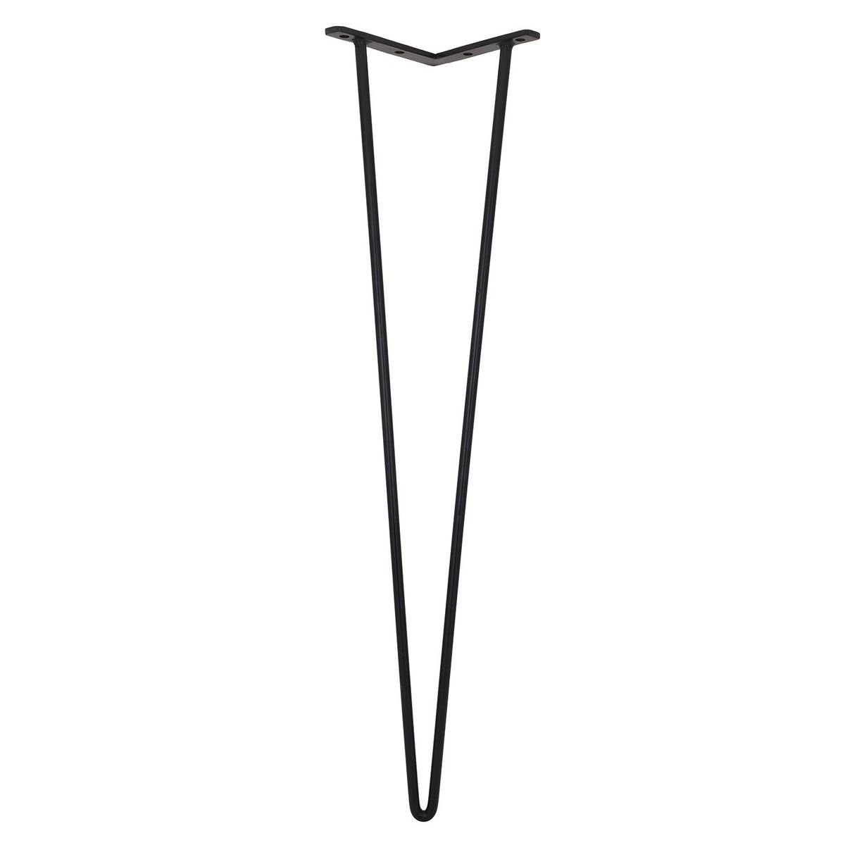 FIXSER - Pata Acero 710Mm Negro Mate