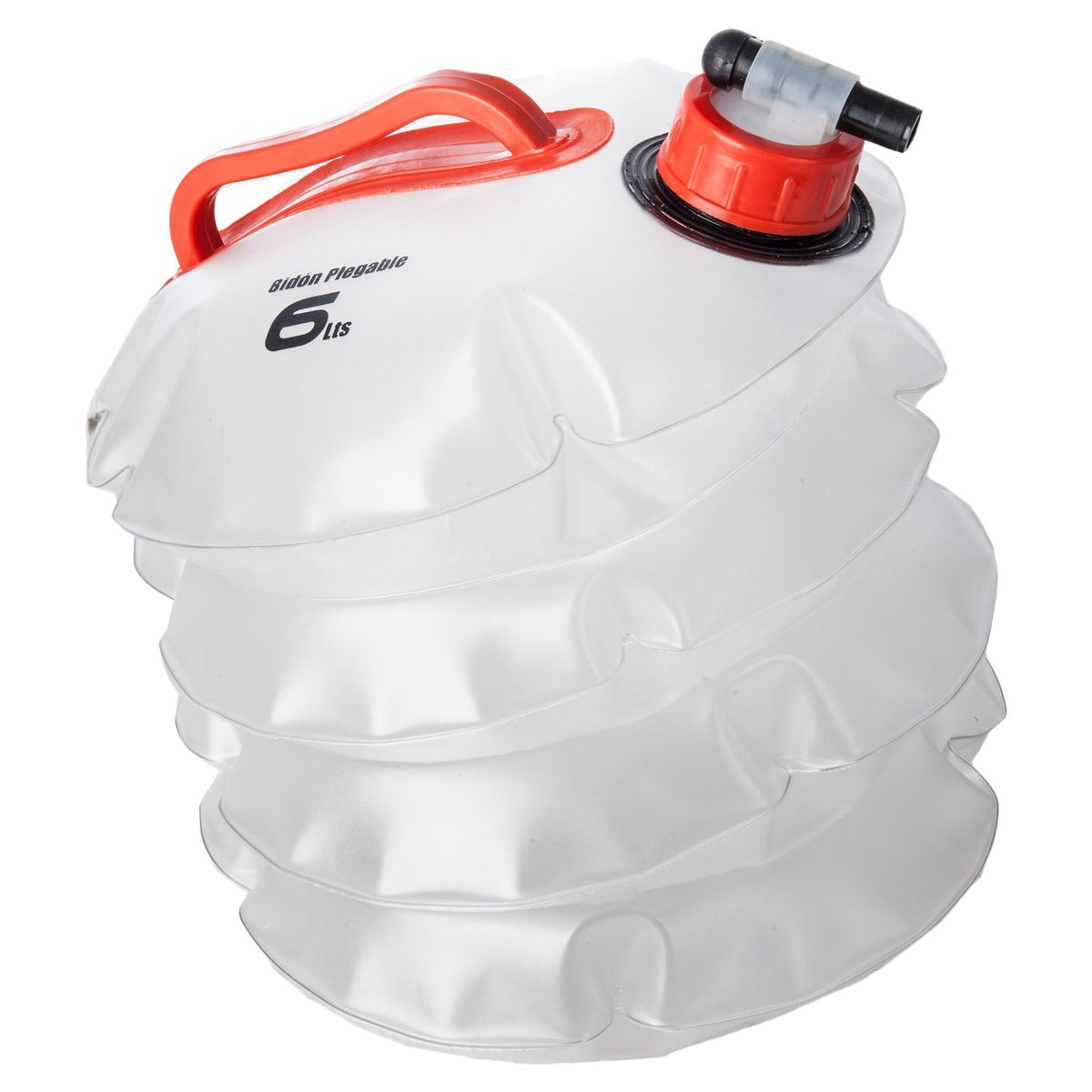 FG - Bidón de Agua Plegable Plástico 6 l Transparente