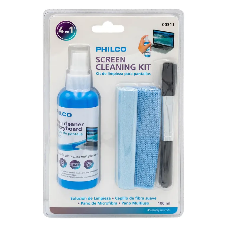 Set De Limpieza 4 En 1 Para Pantallas