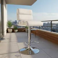 Silla Bar Ibiza Blanco 107x53.5x39 cm