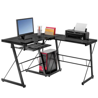 Imagen 2 del producto Escritorio en L Esquinero Negro 50x73x120 cm