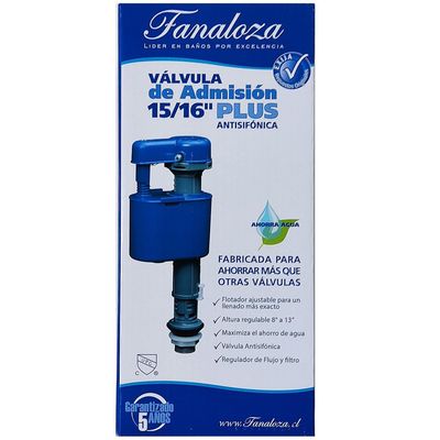 Imagen 2 del producto Válvula De Admisión Plus Para Inodoro Flotador Ajustable
