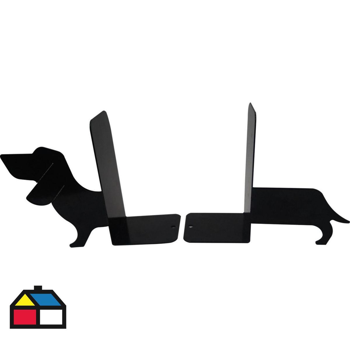 DUCASSE - Librero Perro Acero 1 Nivel(es) 19x15.2x8 cm Negro