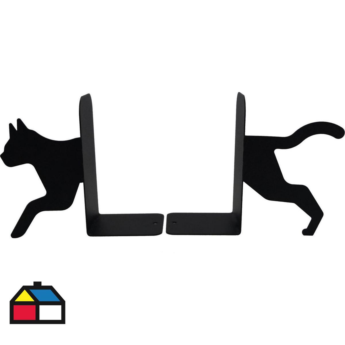 DUCASSE - Librero Gato Acero 1 Nivel(es) 18.6x15.2x8 cm Negro