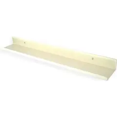 DUCASSE - Repisa Spezia Acero 1 Nivel(es) 59.2x4.5x9.5 cm Blanco