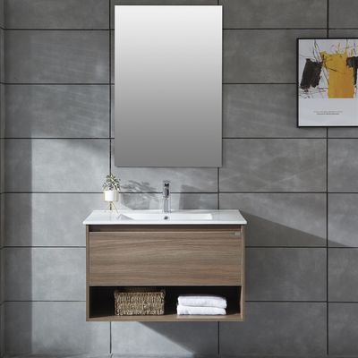 Imagen 2 del producto Mueble vanitorio Queen 91x46,5x50 cm Chocolate con lavamanos