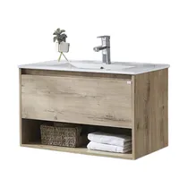 Mueble vanitorio Queen 91x46,5x50 cm Caramel con lavamanos