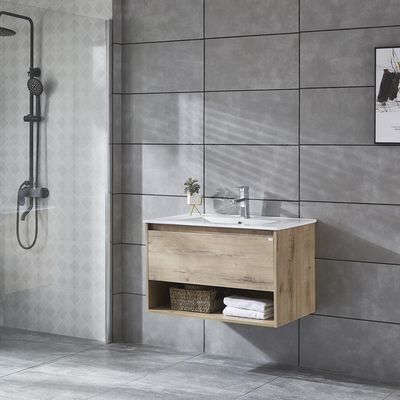 Imagen 2 del producto Mueble vanitorio Queen 91x46,5x50 cm Caramel con lavamanos